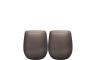 SET WATERGLASS BROWNSATIN
