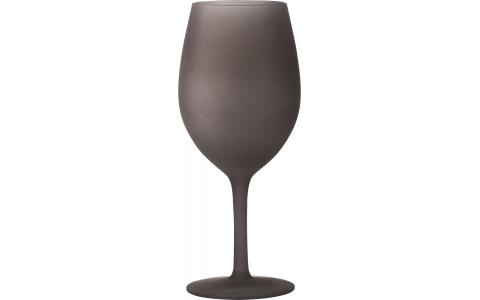 SET WINEGLASS BROWNSATIN