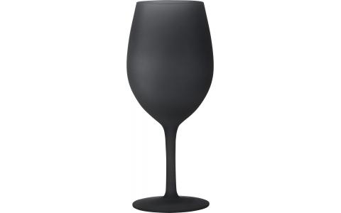 SET WINEGLASS BLACKSATIN