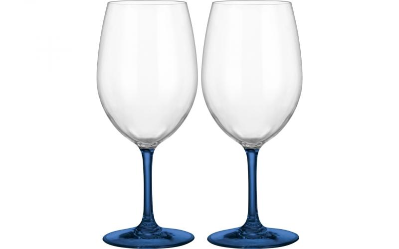 SET WINEGLASS THANGO BLUE