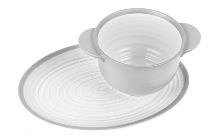 Bouillonschalen-Set 1x 55 cl / 1x 24x18 cm