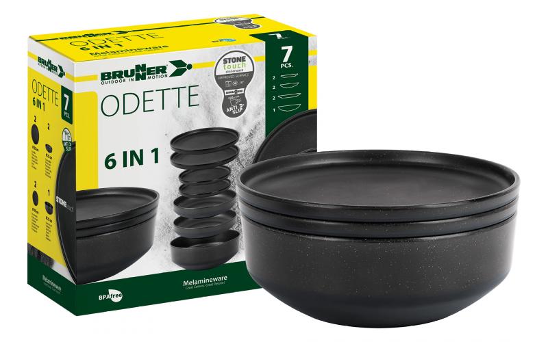 6 IN 1 ODETTE DOUBLE BLACK
