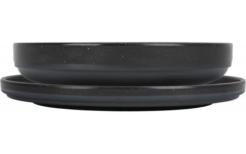 LUNCH BOX ODETTE DOUBLE BLACK