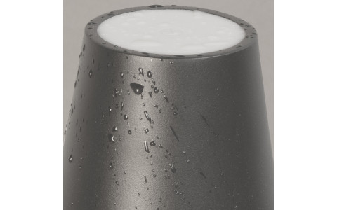 Roxi - Tischleuchte Sandgrau-  H27.5cm