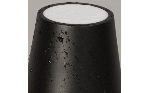 Roxi - Tischleuchte Sandschwarz -  H27.5cm