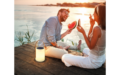 Bari - Tischleuchte, Solarleuchte