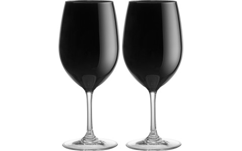 SET WINEGLASS THANGO BLACK