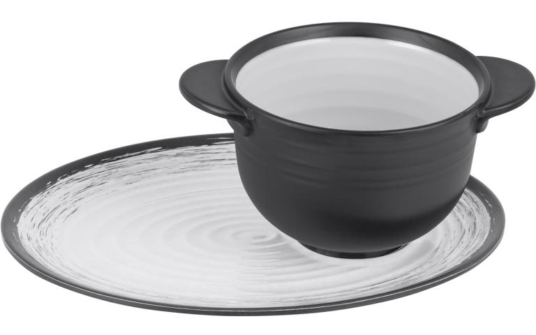 Bouillonschalen-Set 1x 55 cl / 1x 24x18 cm