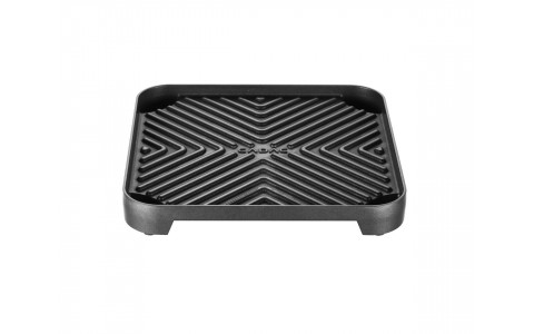 2-Cook ribbed grillplate