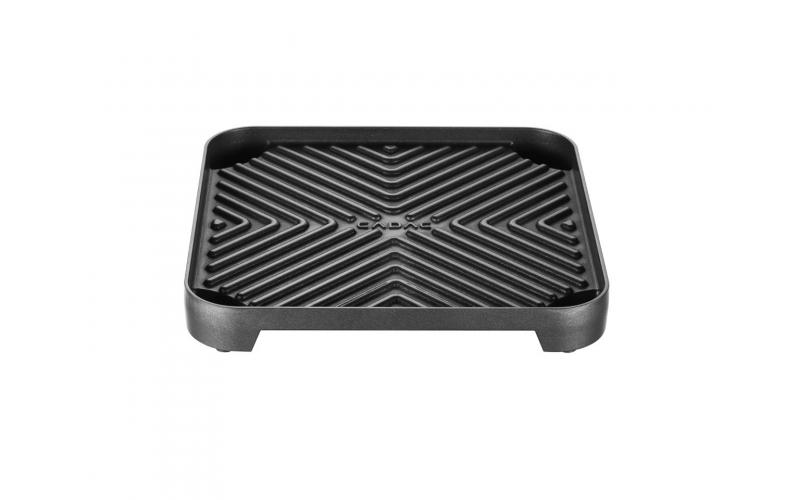 2-Cook ribbed grillplate